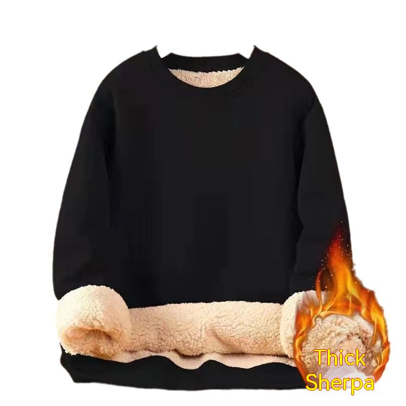Men's Sweater Warm Fleece-lined Thickened